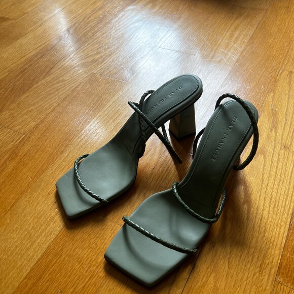 Dear Frances Leather Heeled Sandals (Rohe Sandals) - Picture 3 of 4